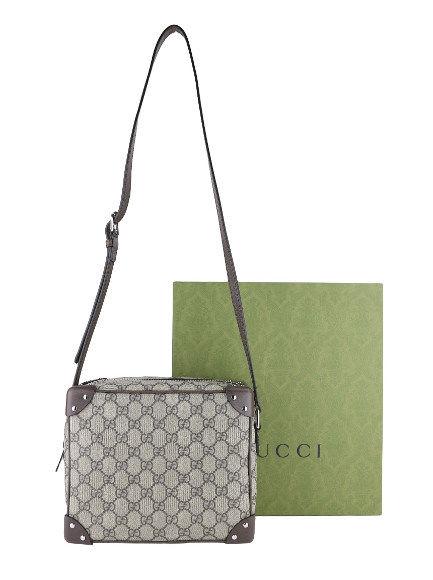 supreme×Gucci monogram柄　ポーチ Bolsa Gucci Square GG Supreme Monograma - ABIT1 Original