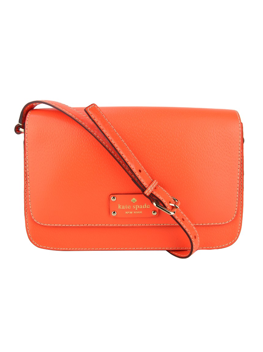 Bolsa Kate Spade Crossbody Laranja Neon Original - RVI4 | Etiqueta Única