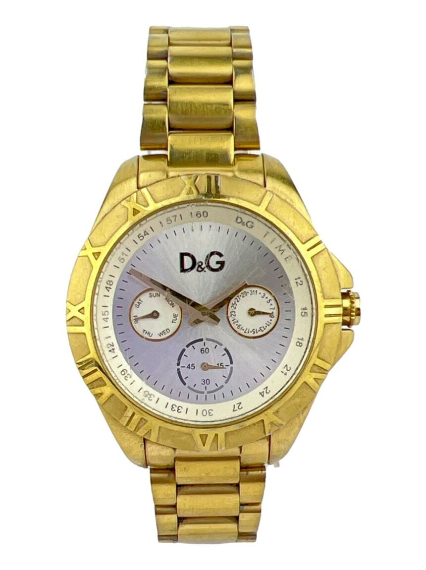 Relógio D&G Oversize Dourado - QWP4 Original | Etiqueta Única