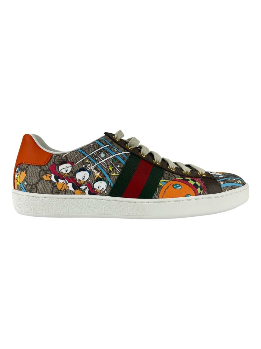 GUCCI ディズニー スニーカー Tênis Gucci x Disney GG Supreme Ace Web Donald Duck - ROD21