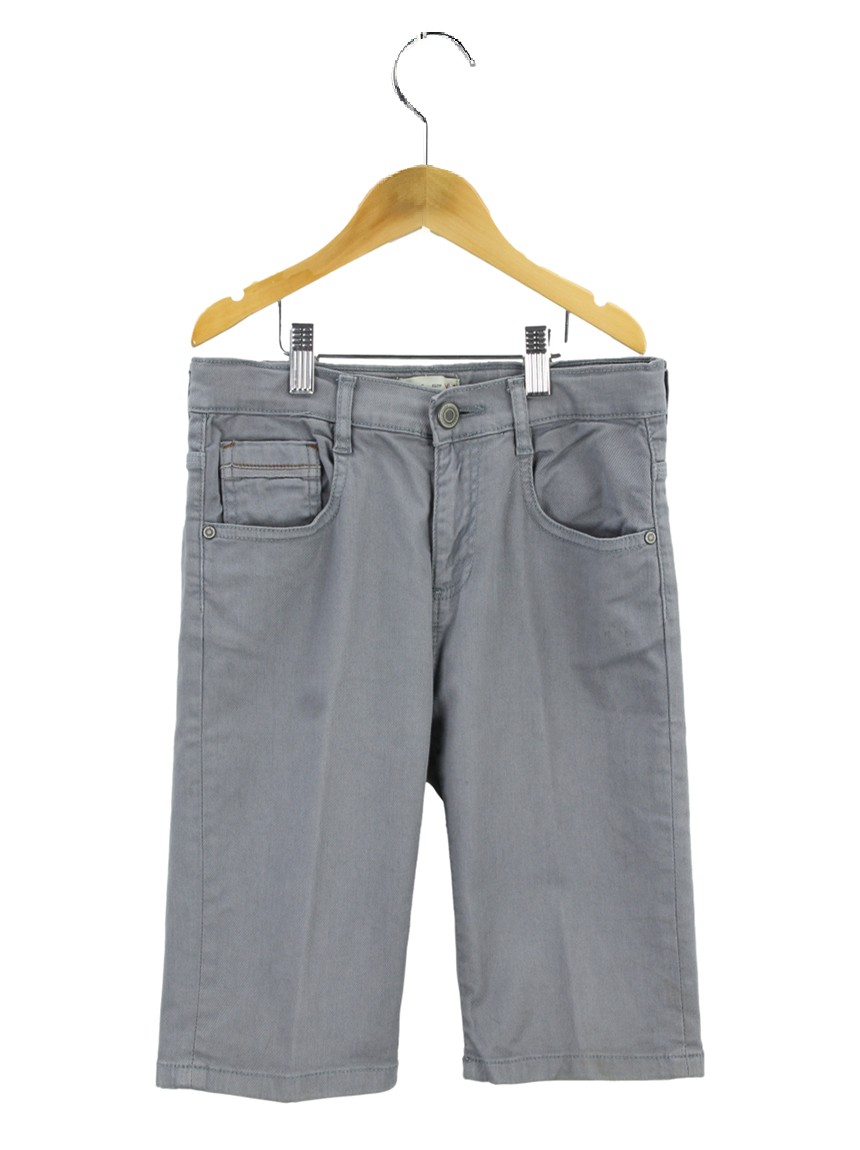 Bermuda sales jeans cinza