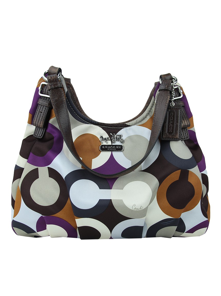 Bolsa Coach Maggie Madison Op-Art Colorida - MHY2 Original