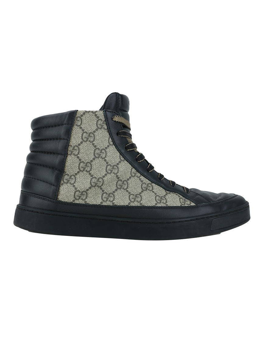 Gucci Cano Tenis Gucci Monograma Tênis Gucci GG Supreme NBU4