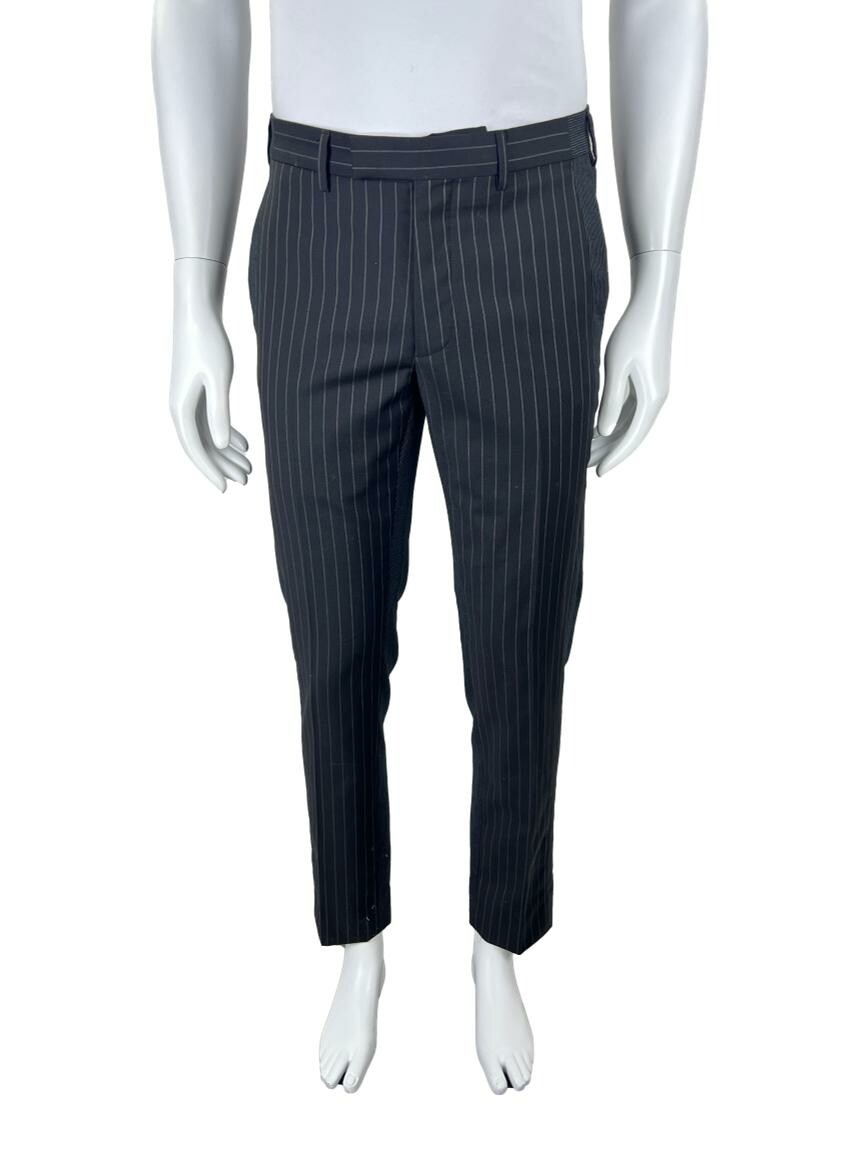 Calça Christian Dior Alfaiataria Listrada Masculina AAXU5