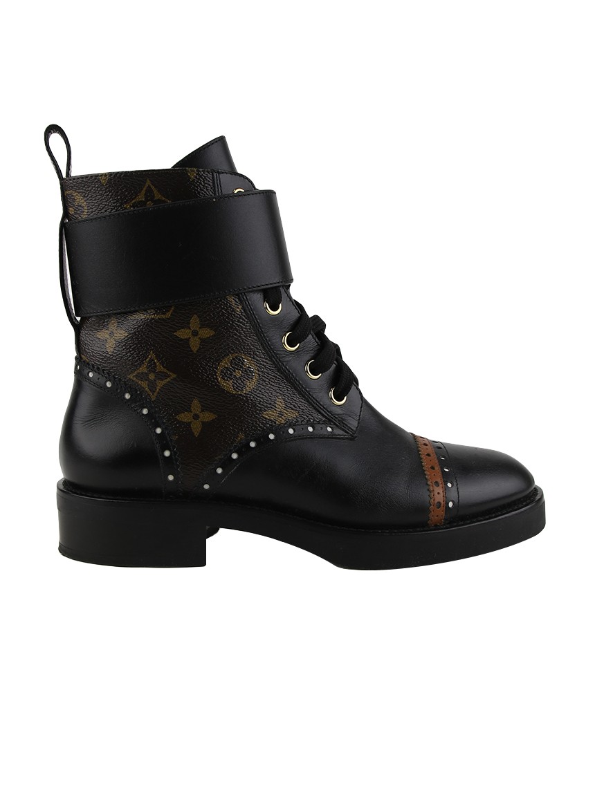 Bota Louis Vuitton Wonderland Flat Ranger Monograma Original