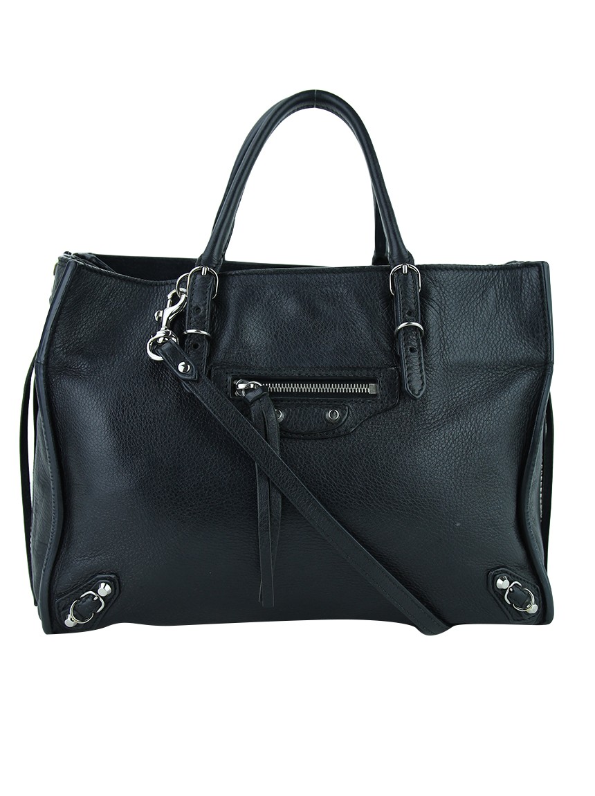 Bolsa Balenciaga Papier A6 Couro Preto - GUA14 Original | Etiqueta