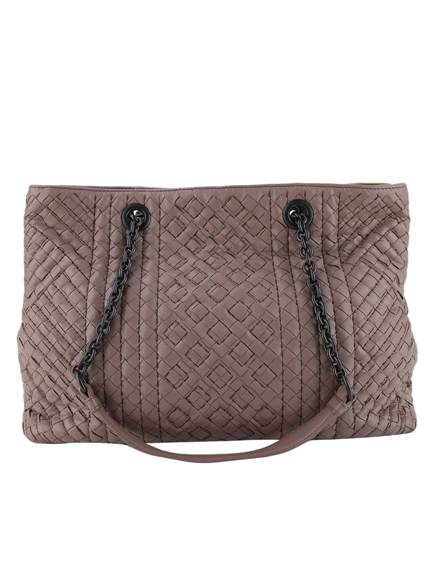 Bottega veneta knot discount clutch desert rose