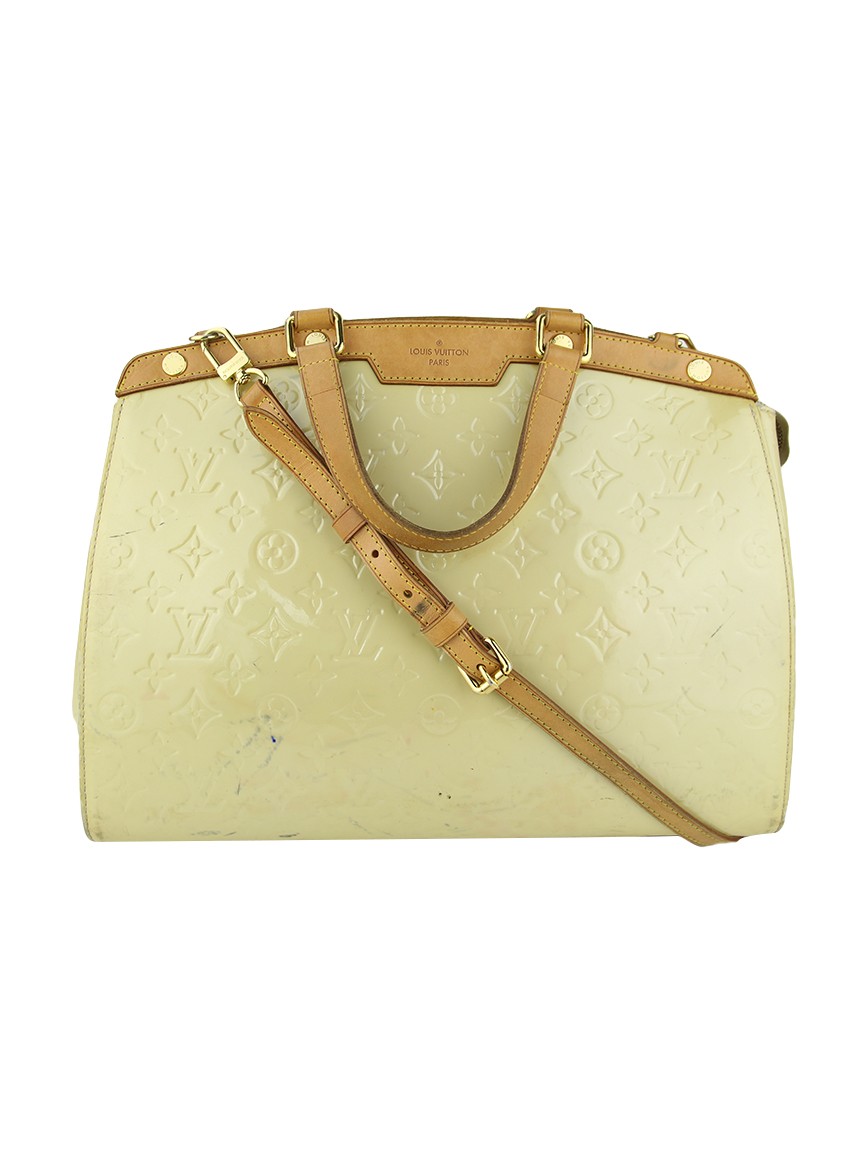 Bolsa Louis Vuitton Original Brea MM Vernis Feminino