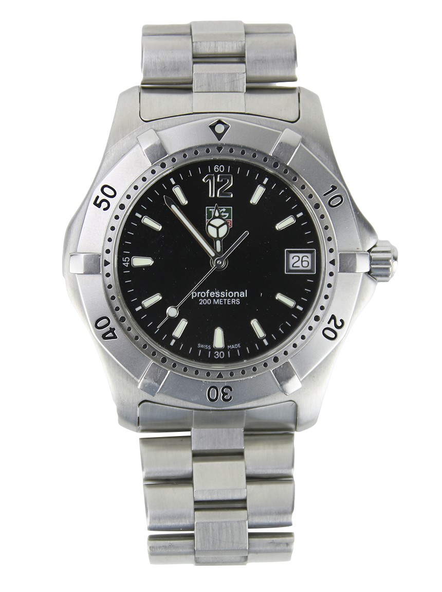 Rel gio Tag Heuer Professional WK1110 1 Prateado Original NBN6