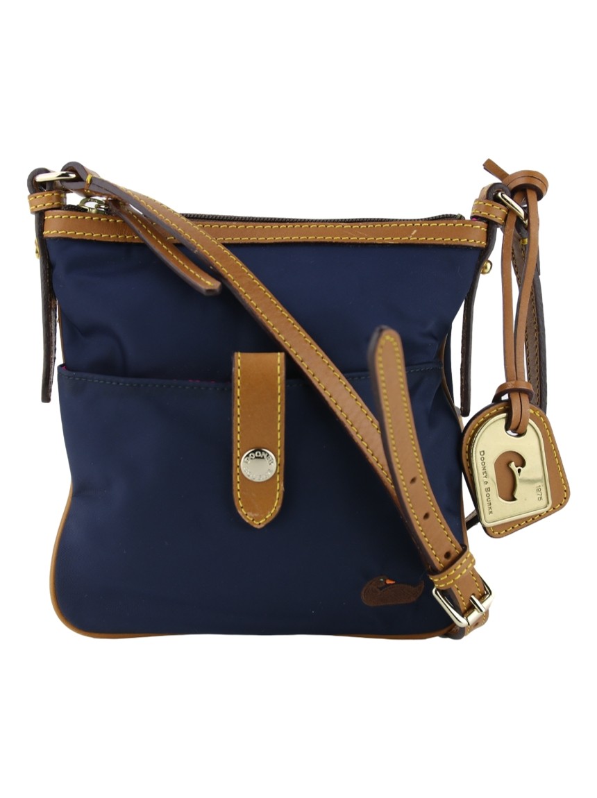 Bolsa Dooney Bourke Crossbody Nylon Azul Marinho