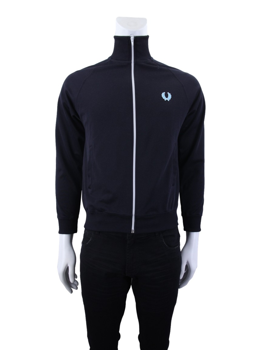 Jaqueta Fred Perry Tecido Azul Marinho Masculina - AYN237 Original