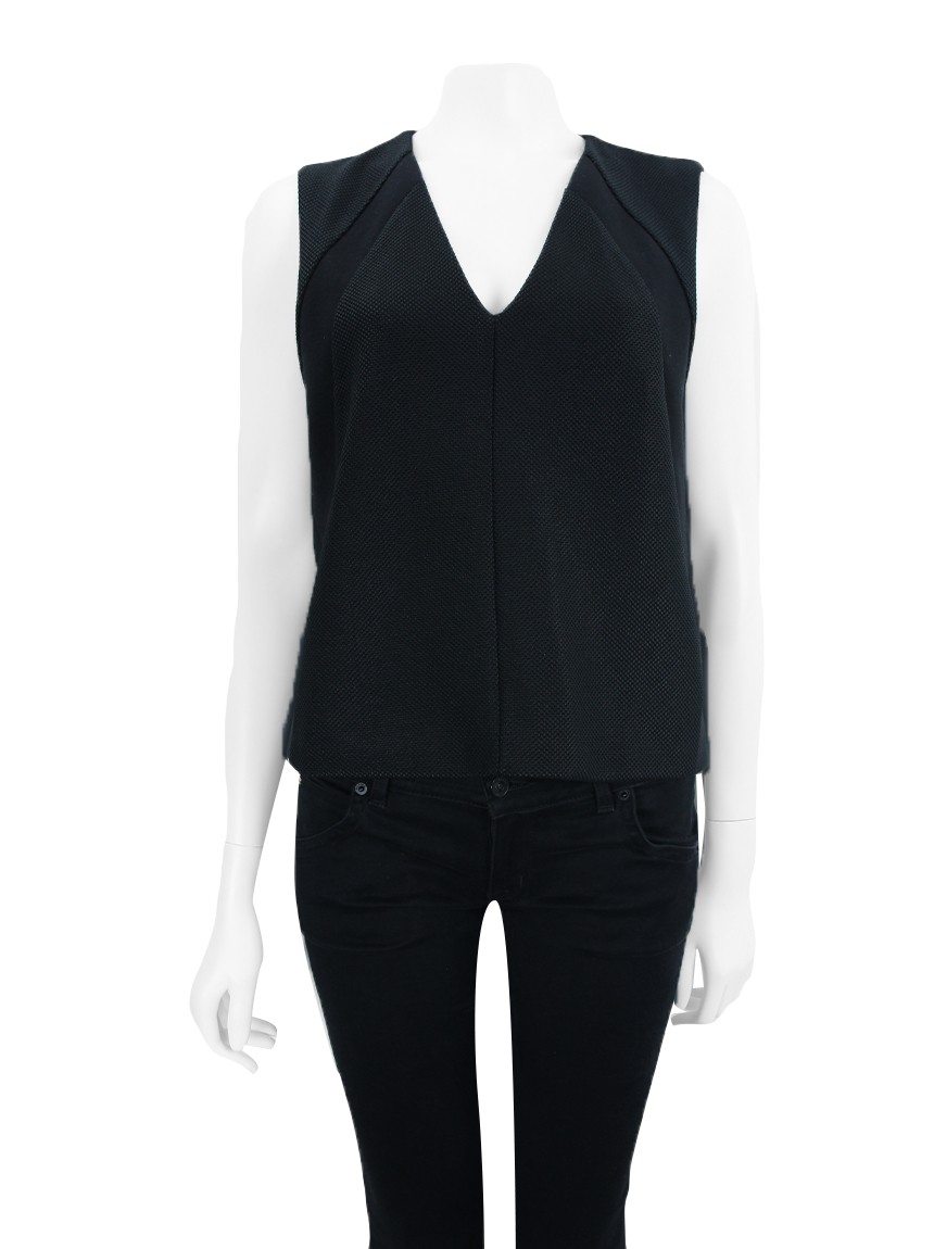 Blusa Armani Exchange Texturizada Preta Original - CVE23 | Etiqueta Única