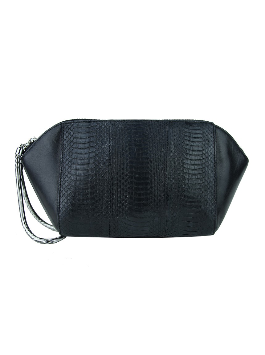 Clutch Alexander Wang Python Preto Original - NDY4