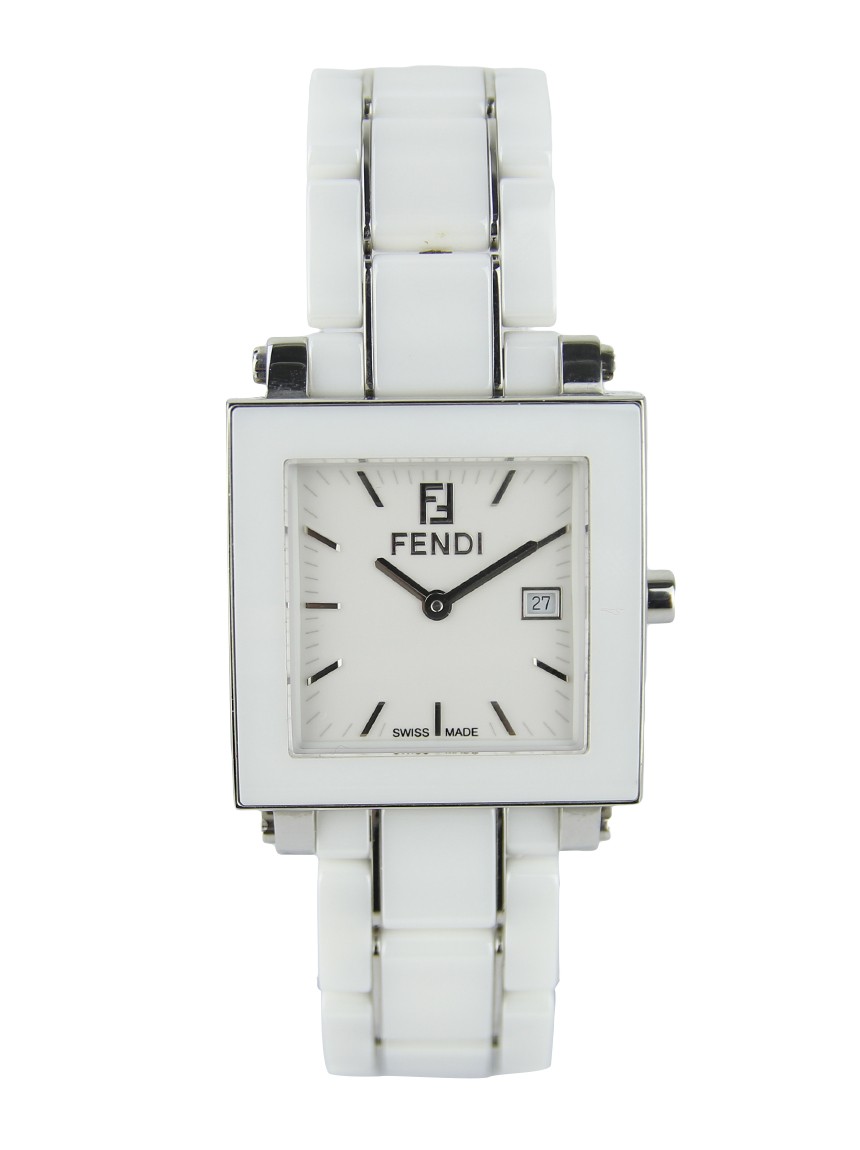 Relógio Fendi Orologi Branco Original - RJE1