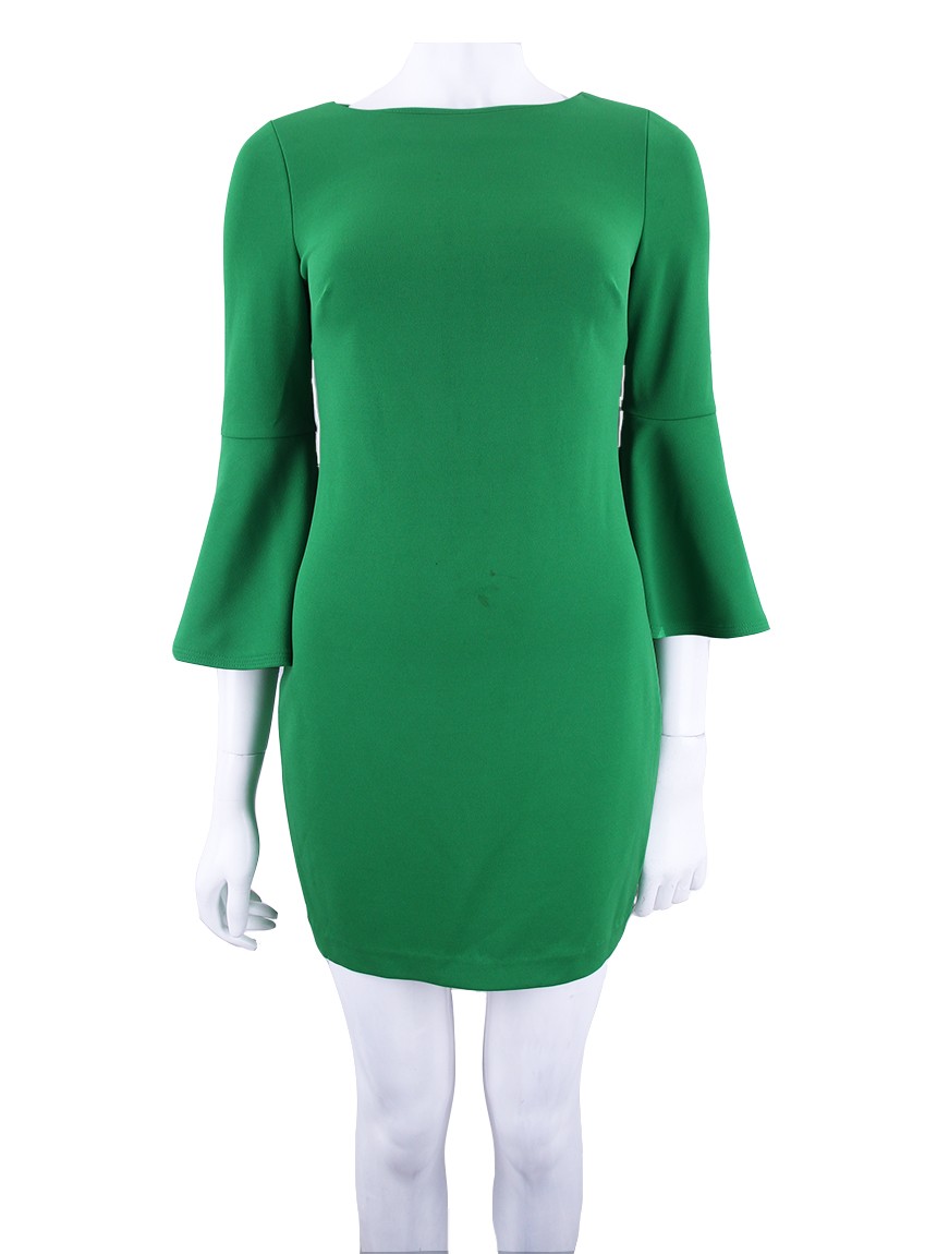 Vestido Calvin Klein Tecido Verde Original - HEI17 | Etiqueta Única