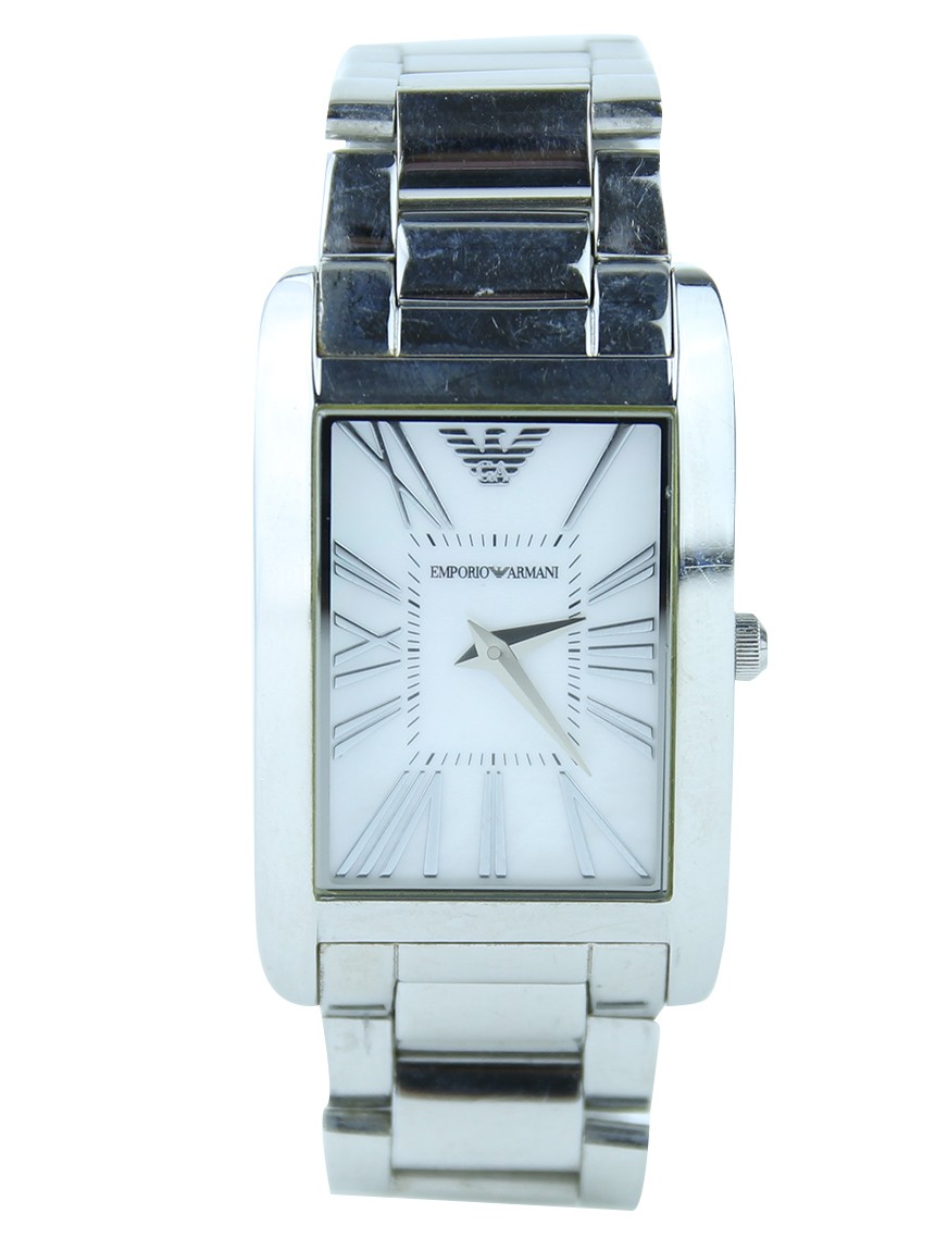 Emporio armani watch square on sale face