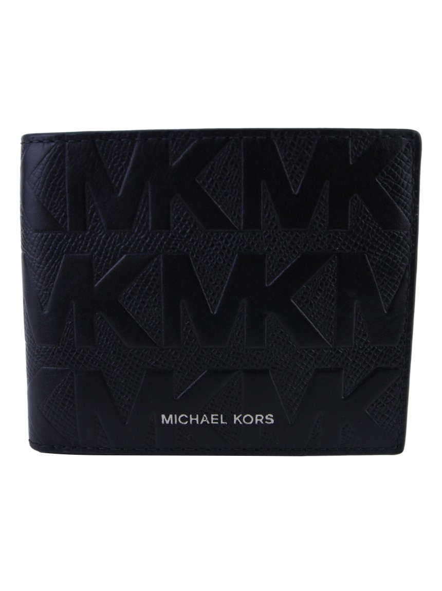 Carteira Michael Kors Andy Slim Billfold Preta Masculina Original - QLE45 |  Etiqueta Única