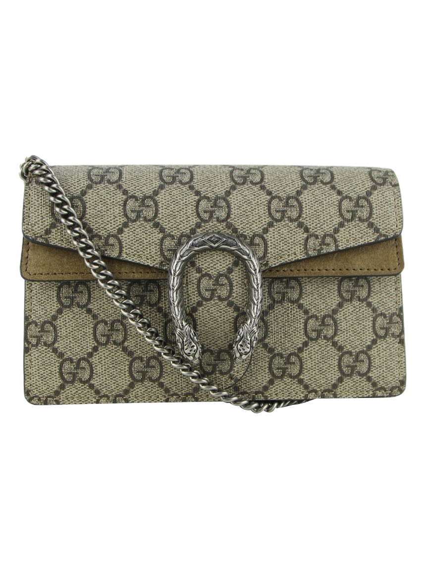 Bolsa Gucci Dionysus Super Mini GG Supreme - STS2 Original