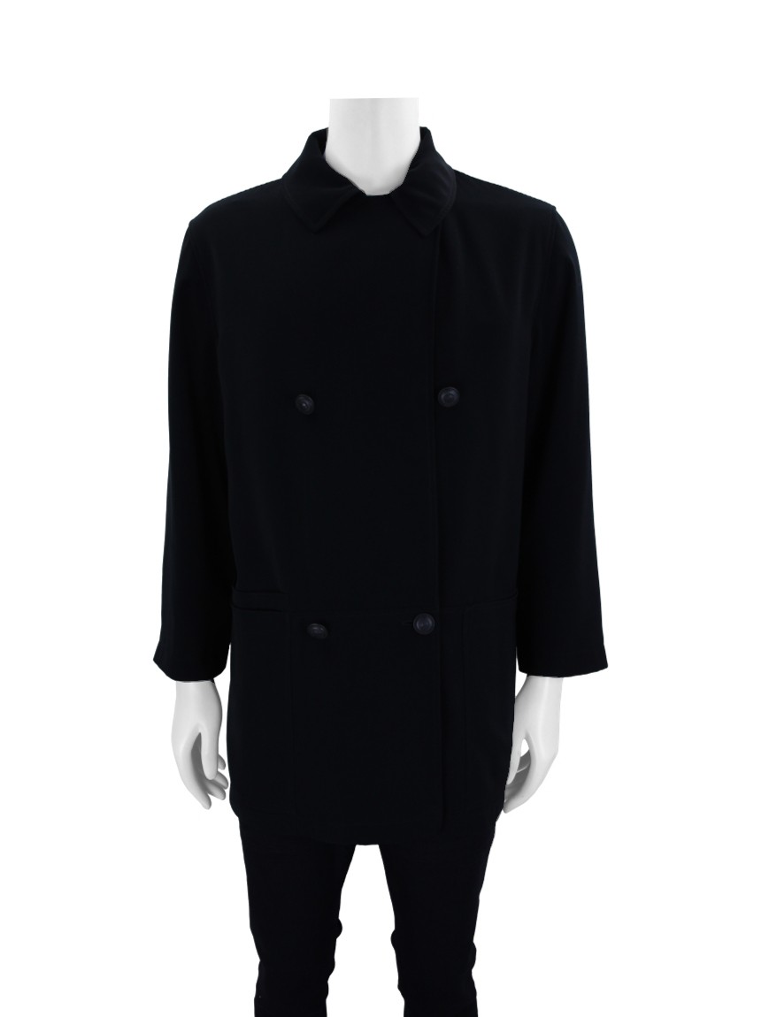 Casaco Gianni Versace Vintage Preto - OBR24 Original | Etiqueta Única