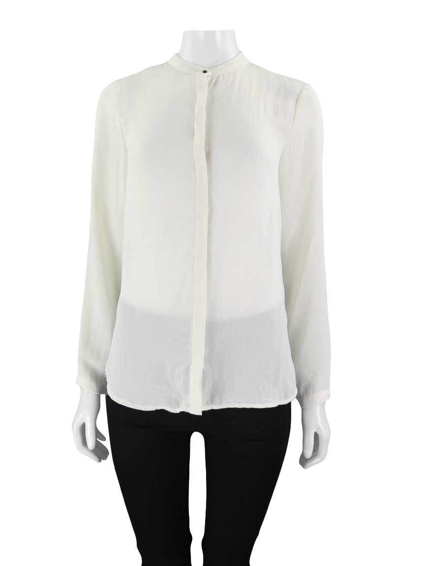 Camisa Zara Off-White Feminina Original - YCP4