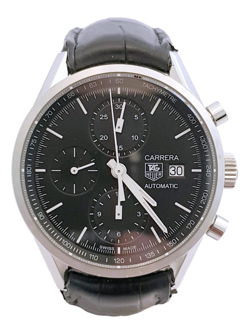 Rel gio Tag Heuer Carrera Chrono Autom tico Preto