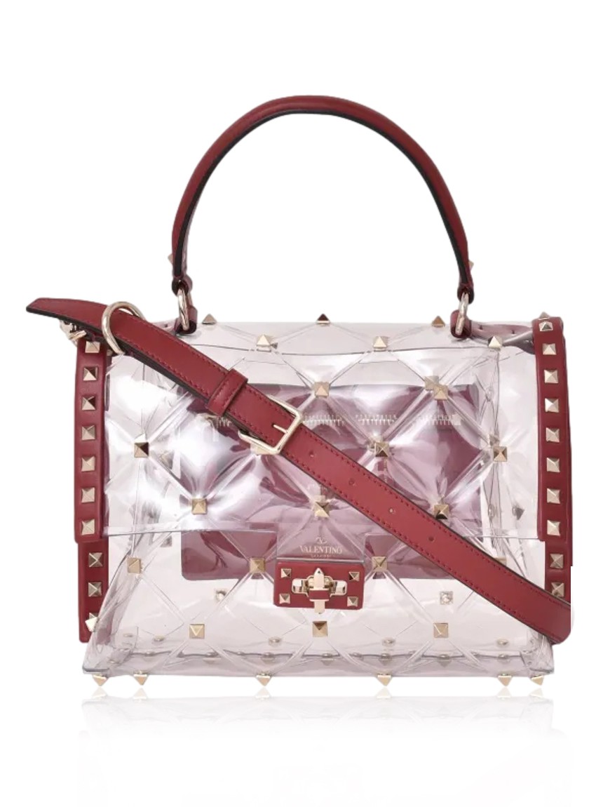 valentino valentino candystud pvc vermelha red