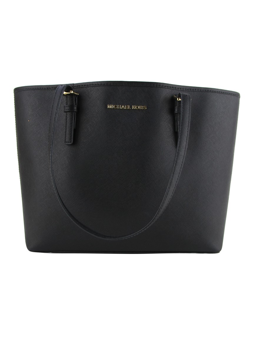 Bolsa Michael Kors Jet Set Travel Tote Preta - GXT13 Original