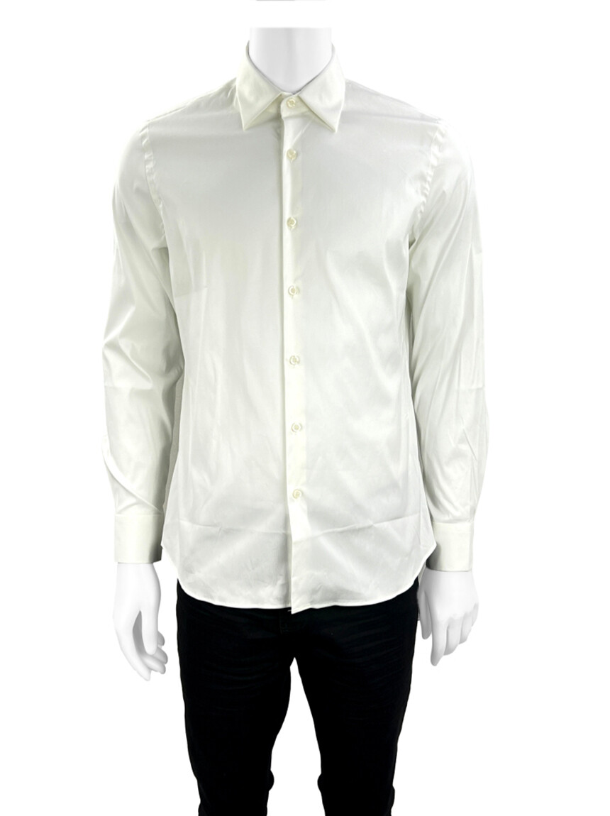 Camisa Prada Tecido Tecido Branco Original - ACLK10