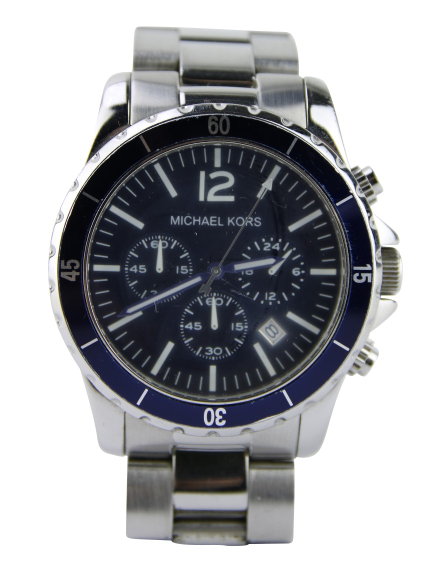 Relógio Michael Kors Madison MK-8123 Azul - PCJ8 Original