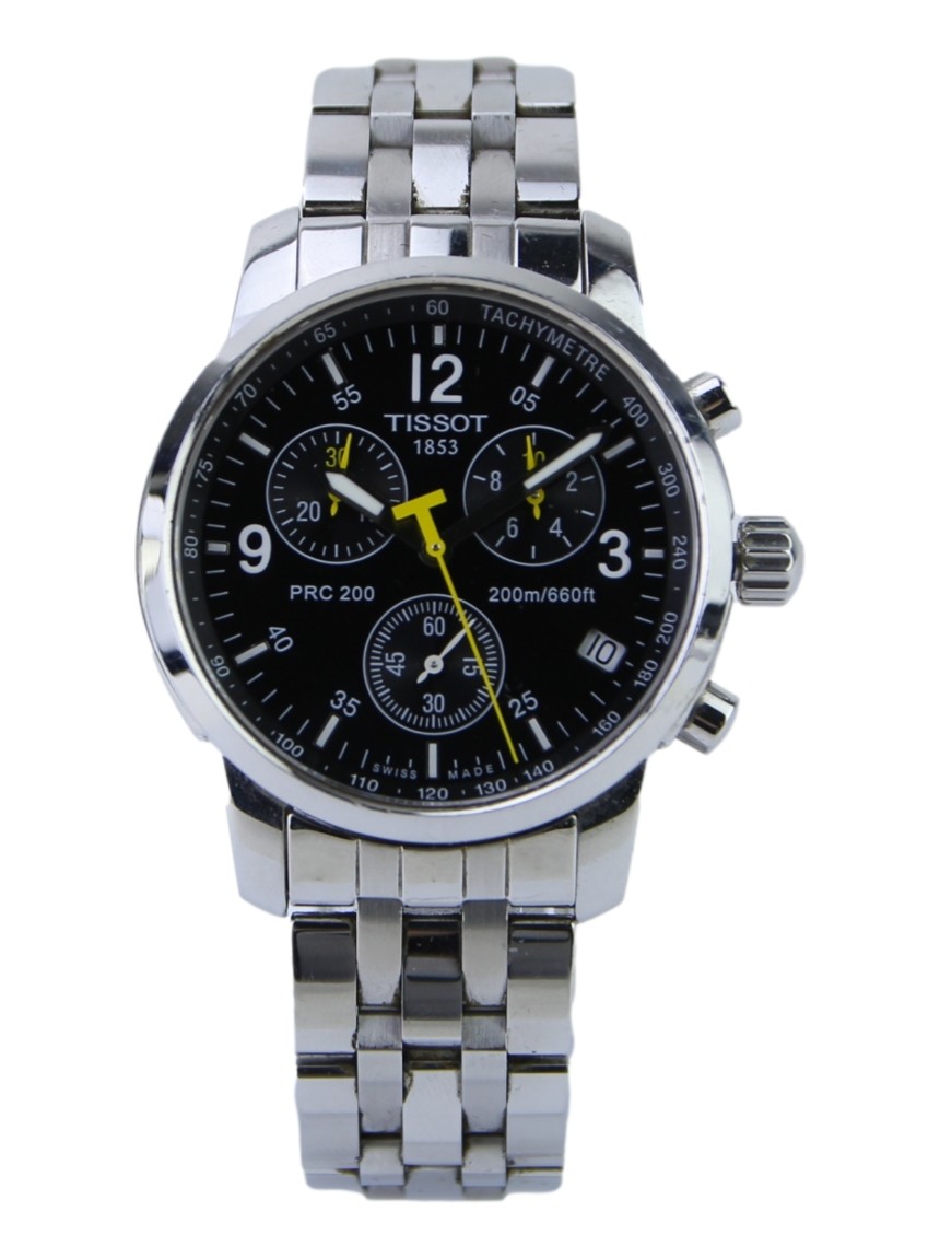 Rel gio Tissot T Sport PRC200 Cron grafo Prata