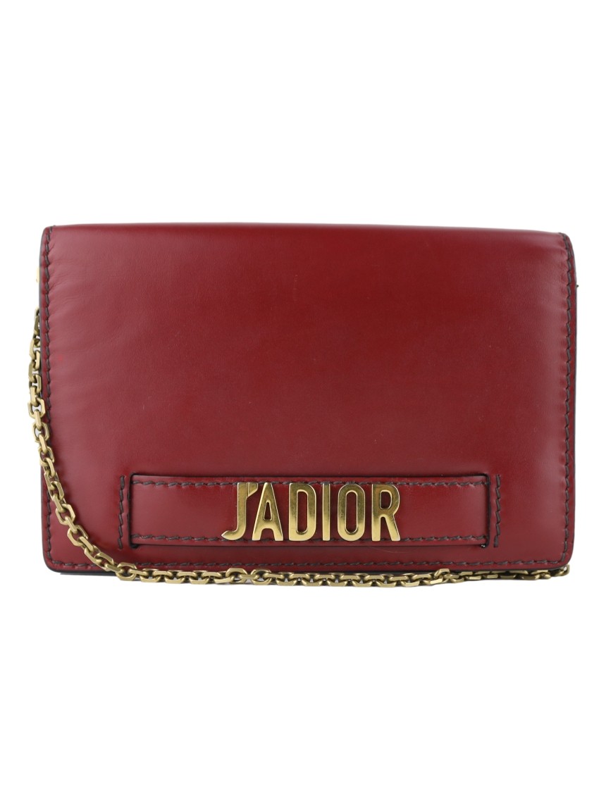 Bolsa Christian Dior J'Adior Wallet on Chain Vermelho - SBU102