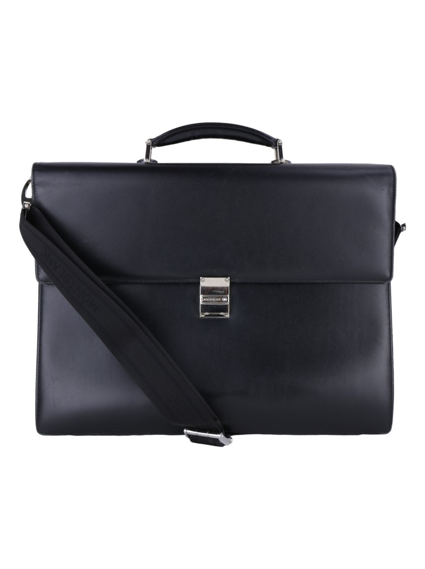 Pasta Executiva Montblanc Meisterstück Masculina Preta - TNX1