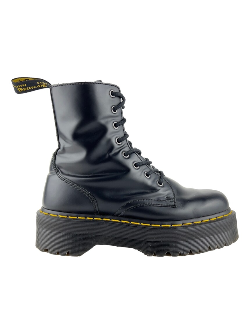 Coturno preto hot sale dr martens