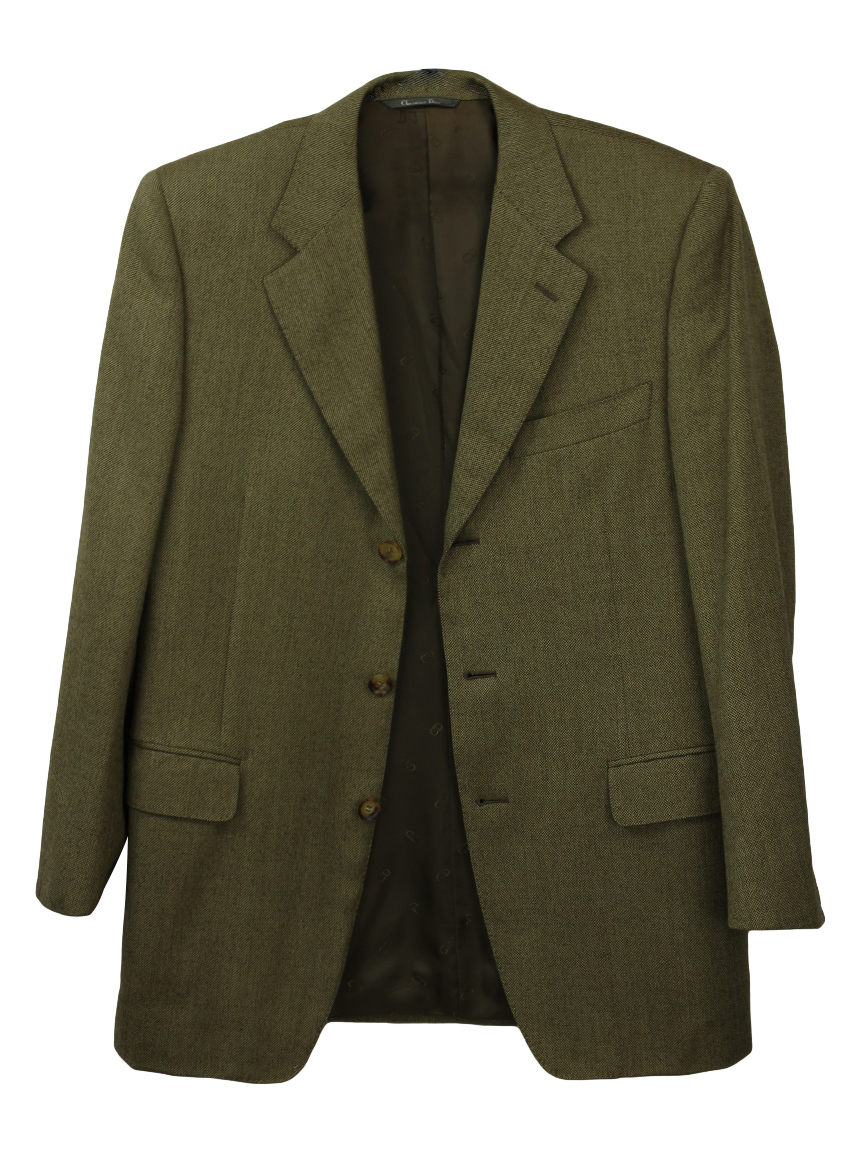 Blazer Christian Dior Lã Verde Masculino - AKK40 Original