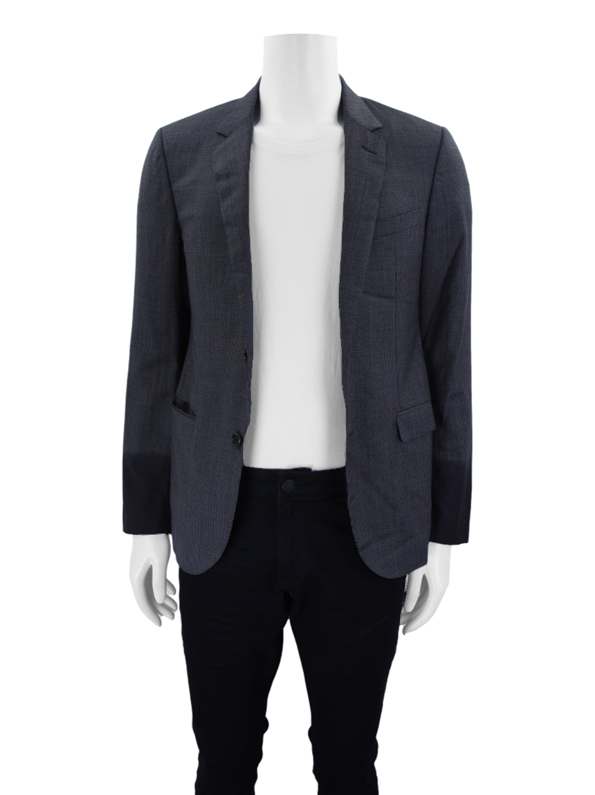 Blazer Lanvin Mascu lino Lã Grafite Original Etiqueta Única