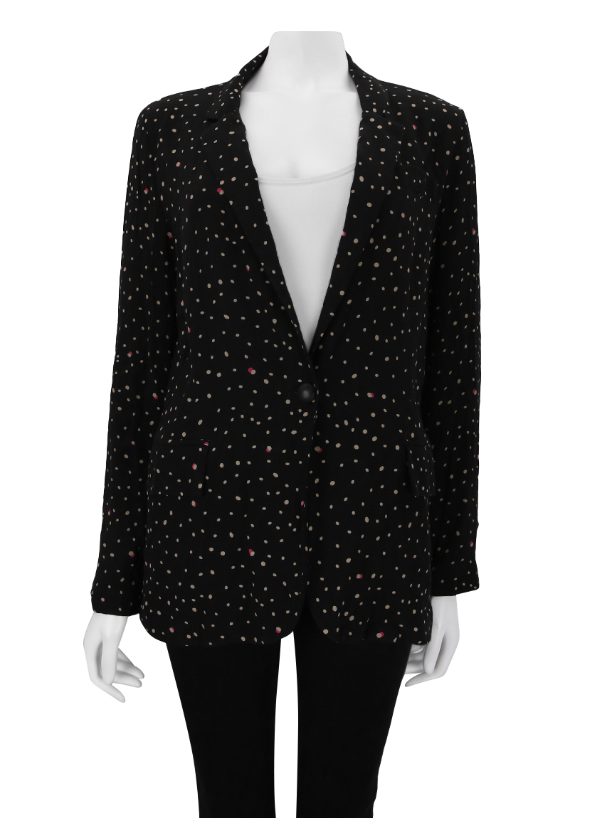 Blazer Shoulder Poá Bicolor TFM26 Original Etiqueta Única