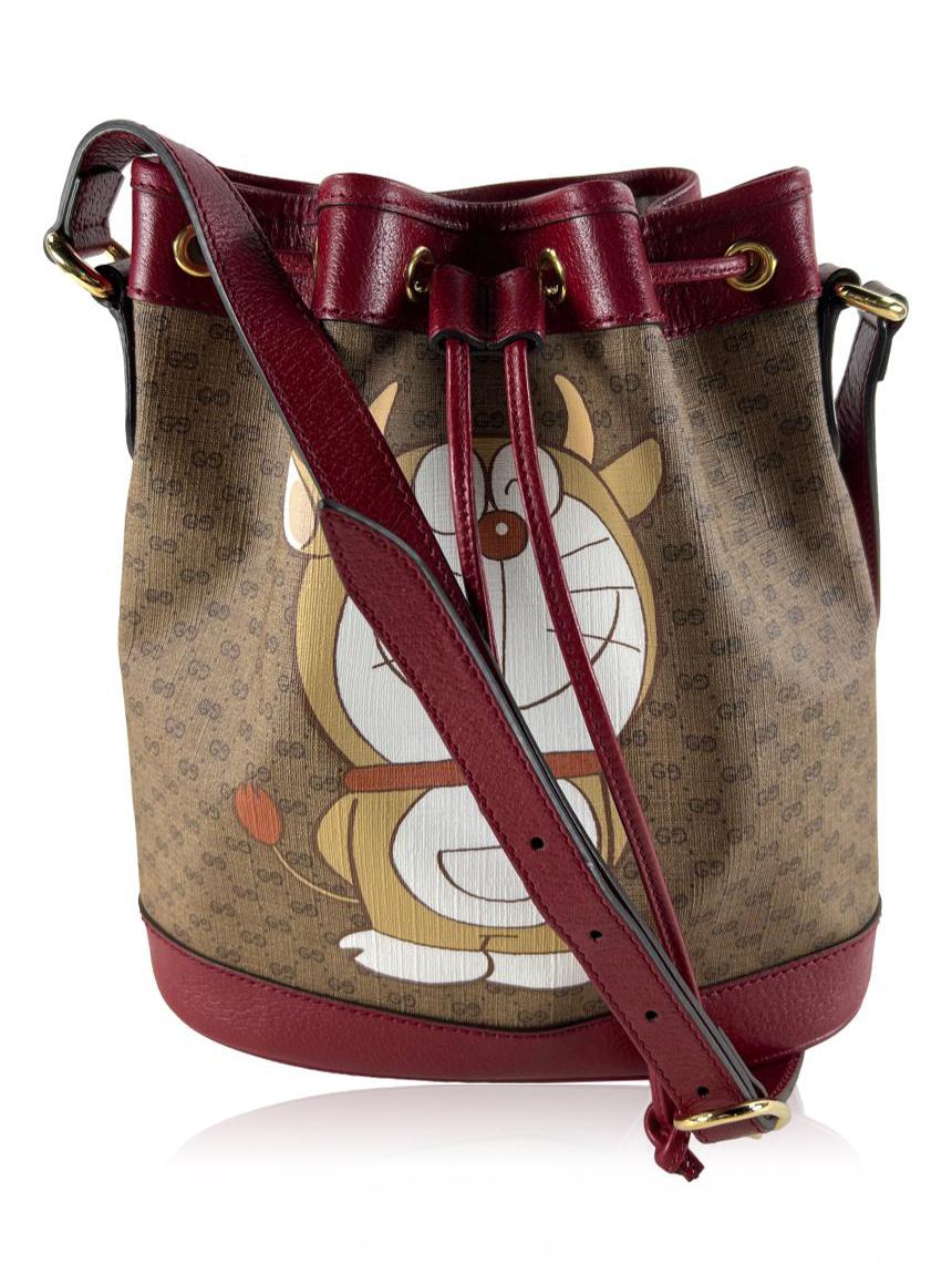 gucci gucci x doraemon gg canvas mini