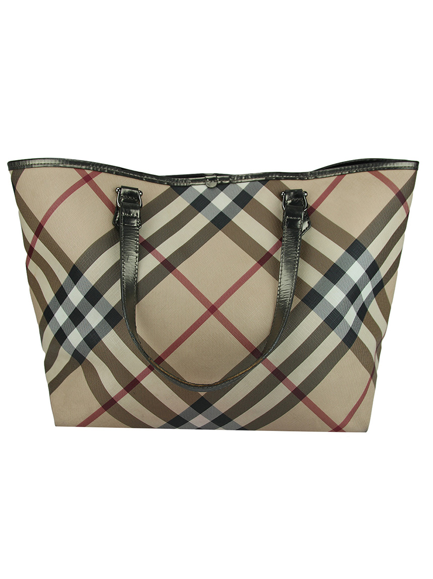 Bolsa Burberry Supernova Check Tote Original Etiqueta Unica