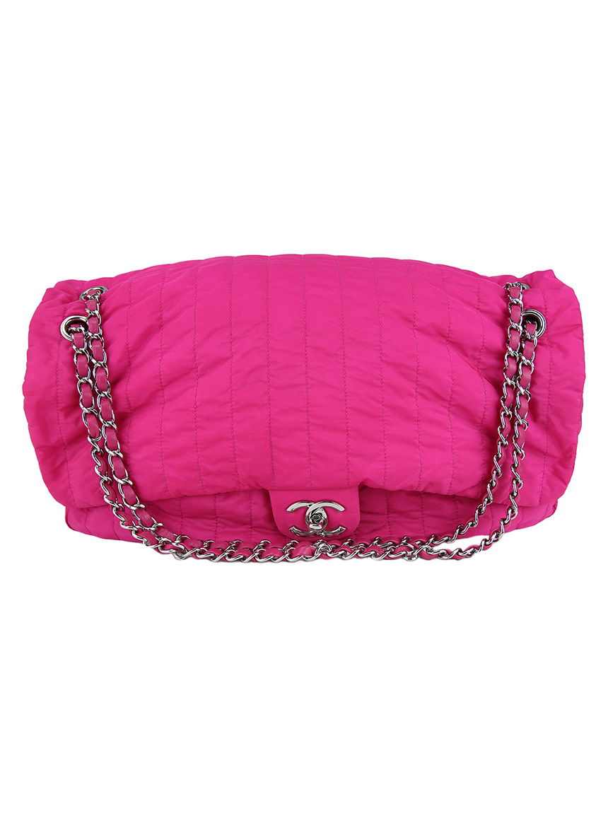 Bolsa Chanel Nylon Pink - AOO3 Original | Etiqueta Única