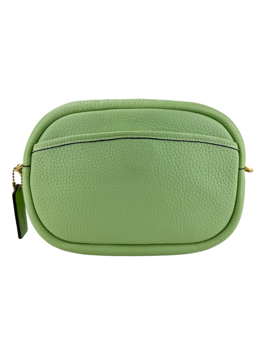 Bolsa com Alça Coach Camera Bag Verde Original GUB13 Etiqueta Única