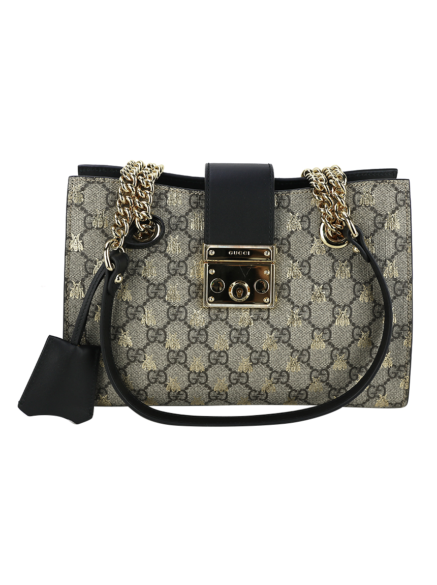 Bolsa Gucci Padlock Small GG Bees Monograma - XYB1 Original