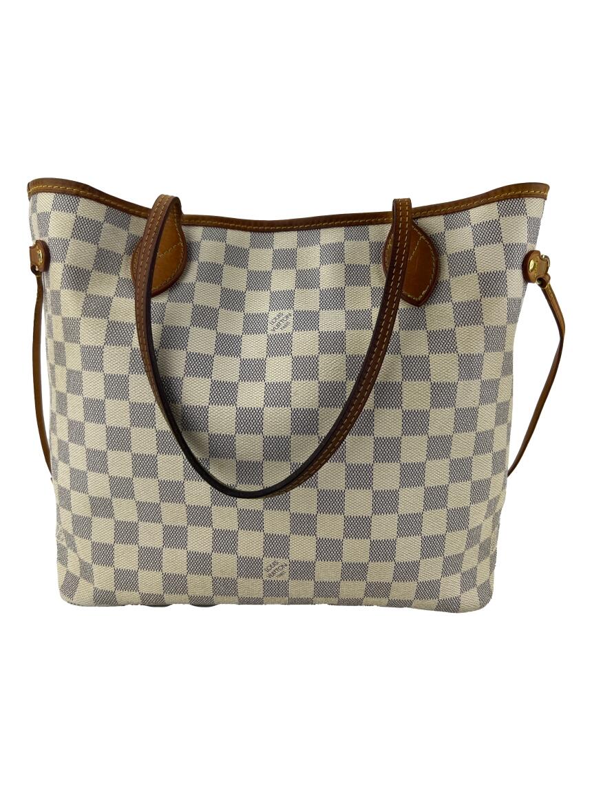Bolsa com Alça Louis Vuitton Neverfull MM Damier Azur - JUM13 Original