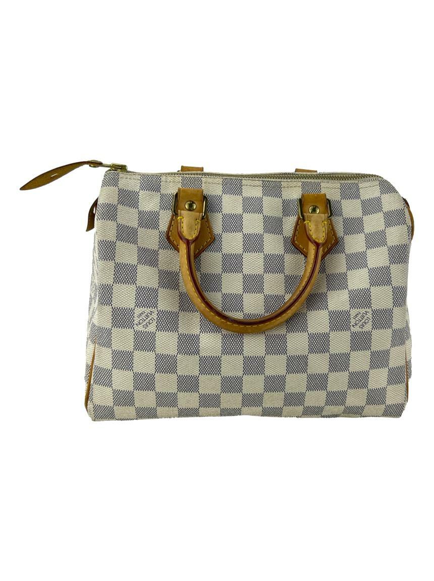 Bolsa Com Alça Louis Vuitton Speedy 25 Damier Azur Original Riq2 Etiqueta Única 