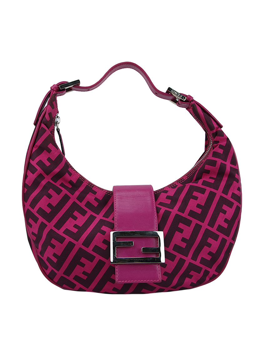 Bolsa Fendi Croissant Monograma - BMK51 Original | Etiqueta Única