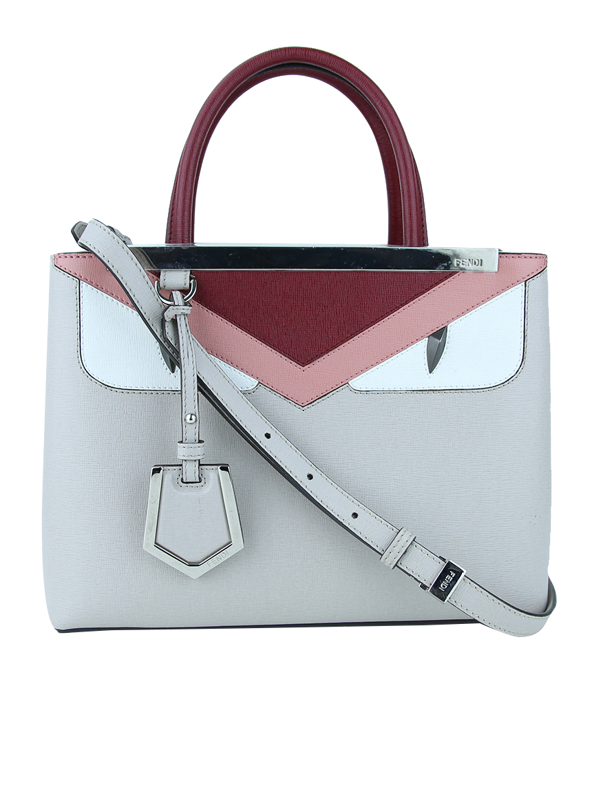 Bolsa Fendi Vitello Elite Petite Monster 2Jours JER1 Original