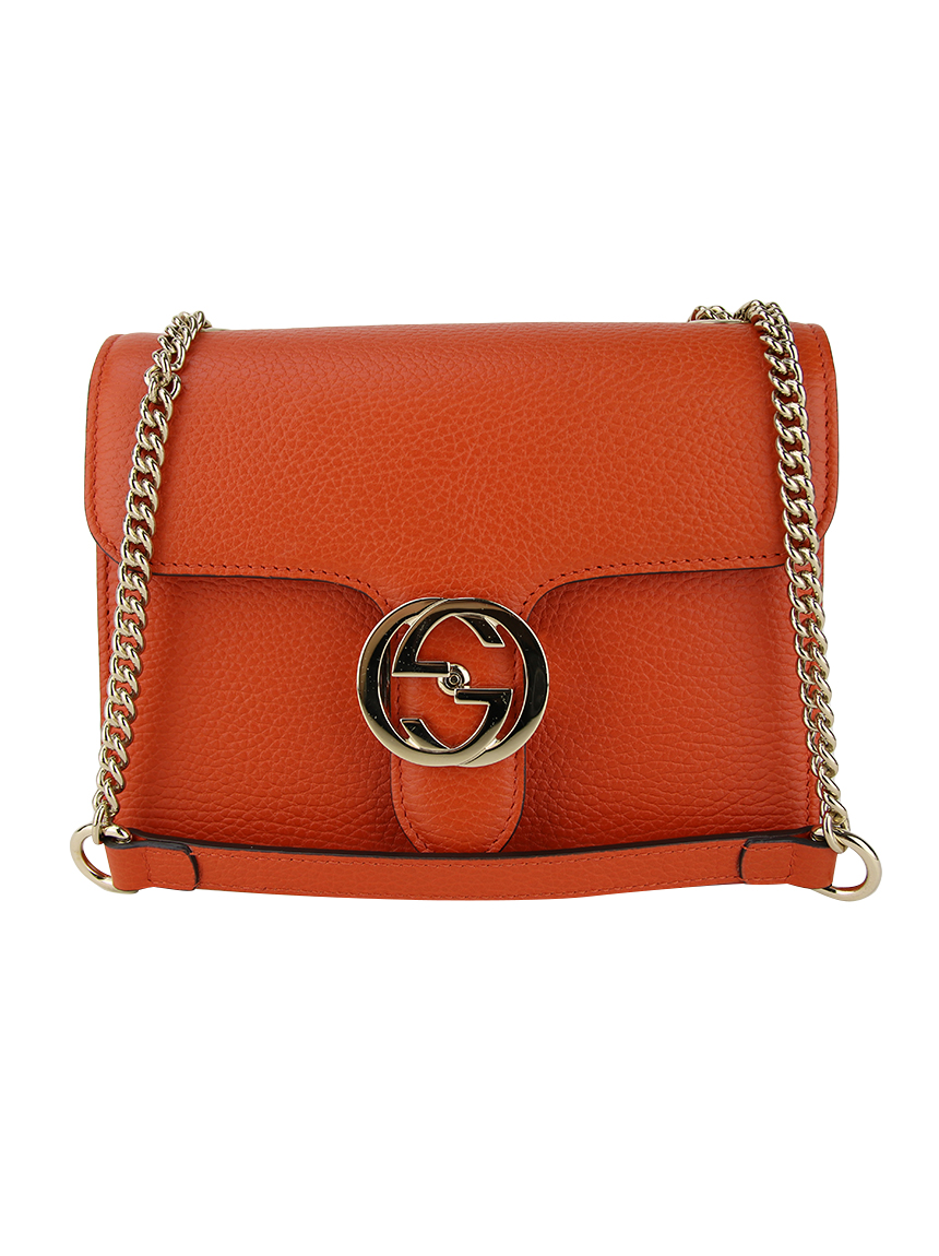 Bolsa Gucci Interlocking G Laranja - AL763 Original | Etiqueta Única