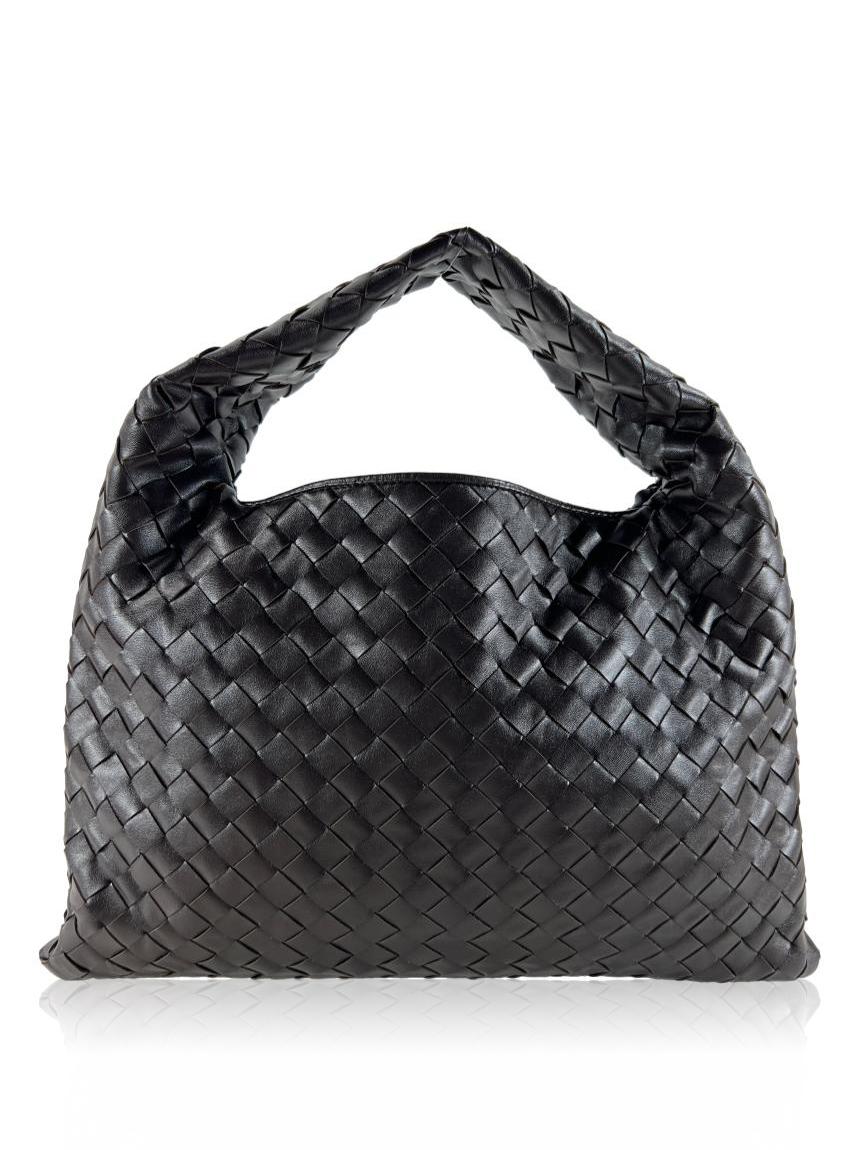 bottega veneta bottega veneta hop intrecciato marrom brown
