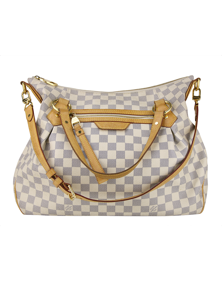 LOUIS VUITTON Damier Azur Evora MM金扣手挽肩背兩用袋– Brand Off Hong Kong Online  Store