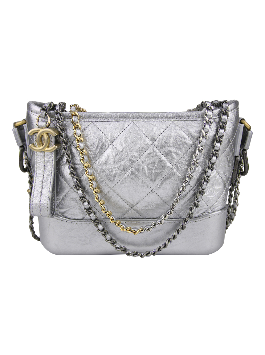 Bolsa Chanel Gabrielle Hobo Prata - FCK2 Original | Etiqueta Única