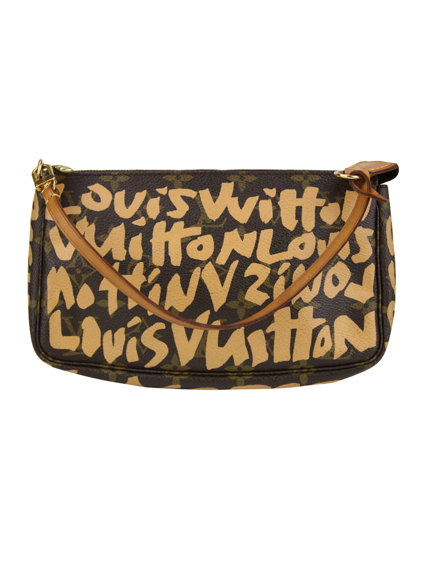 Louis Vuitton Graffiti Pochette | Bolsa de mão Feminina Louis Vuitton Usado  91006122 | enjoei